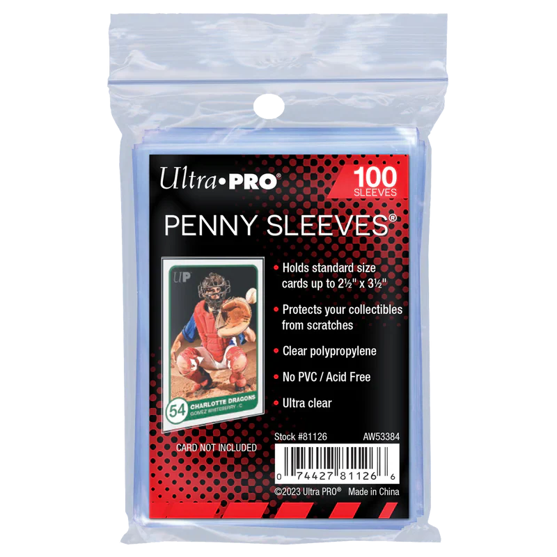 Ultra Pro 100 Penny Sleeves (Standard Size)